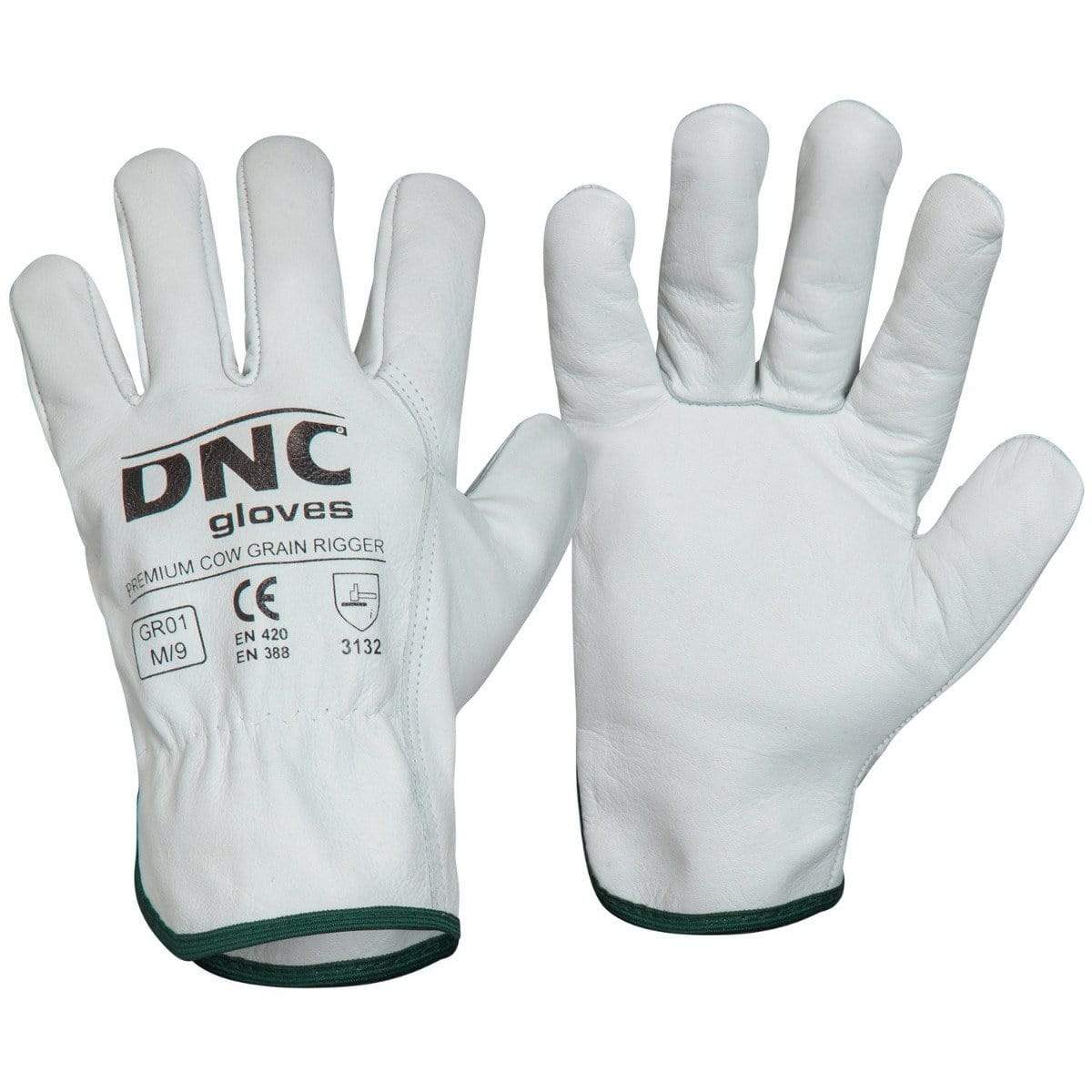 Dnc Workwear Premium Cow Grain Rigger - GR01 PPE DNC Workwear Natural S/7 